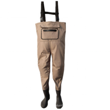 Breathable Chest Wader Carriage Bags Fishing Waders with Waterproof Zipper